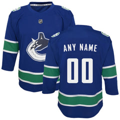 Vancouver Canucks Youth Replica Custom Jersey Discount