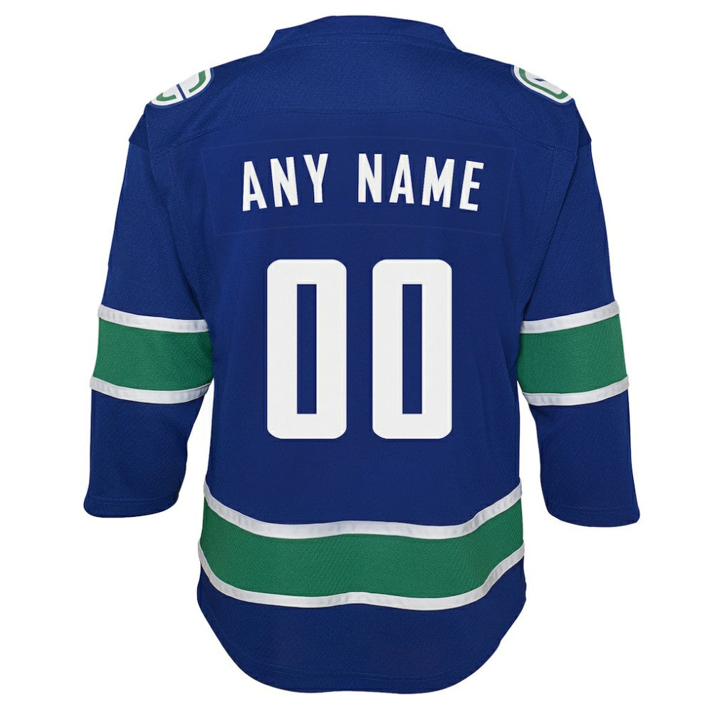 Vancouver Canucks Youth Replica Custom Jersey Discount