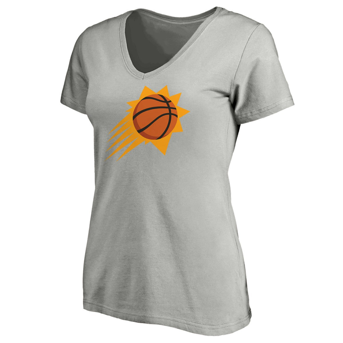 Phoenix Suns Women's Primary Logo Team V-Neck T-Shirt On Sale