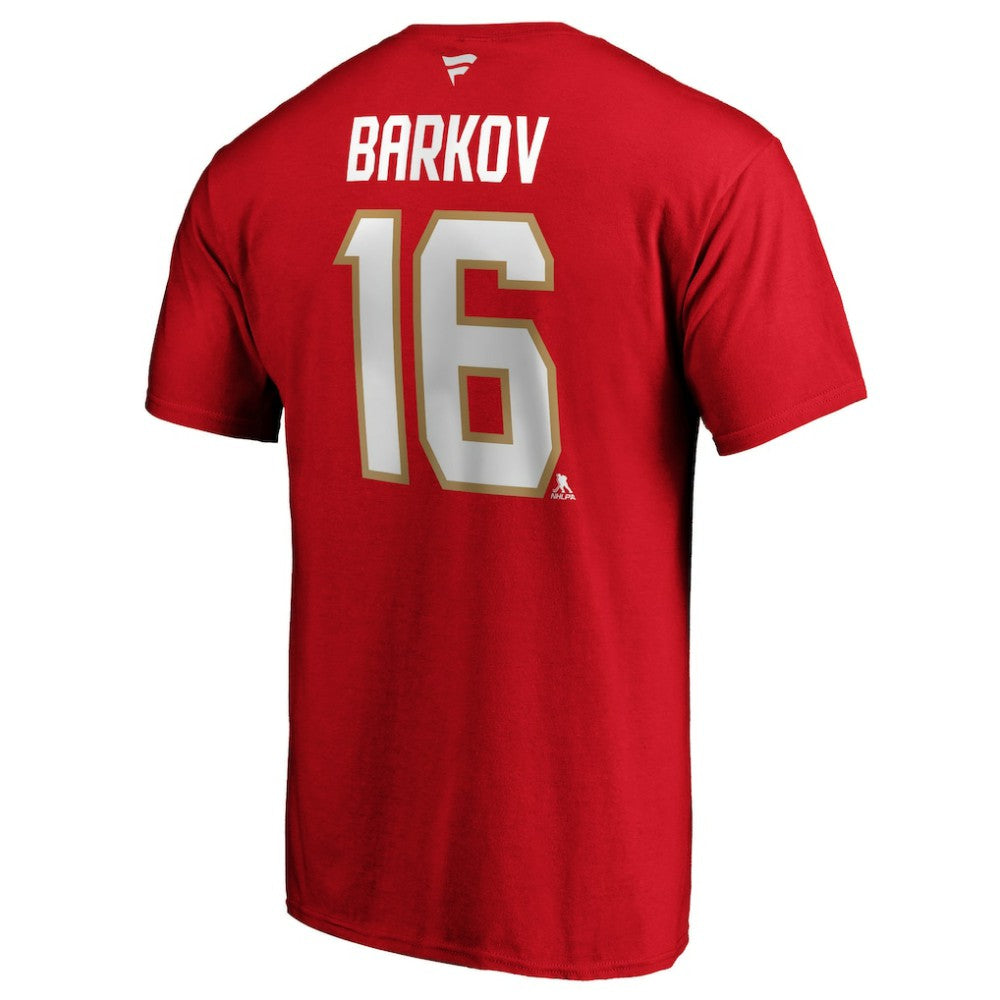Aleksander Barkov Florida Panthers Fanatics Authentic Stack Player Name & Number T-Shirt Online