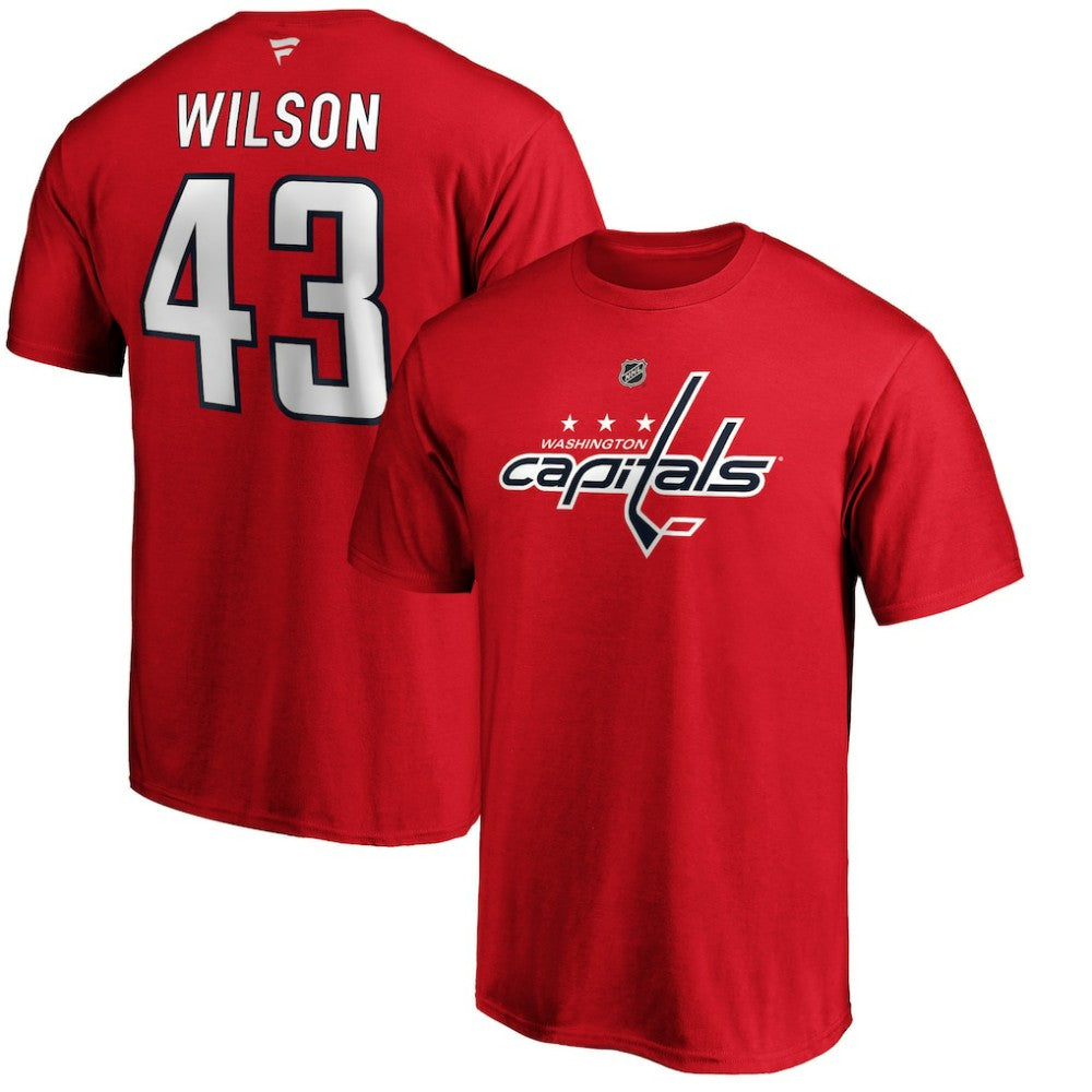 Tom Wilson Washington Capitals Fanatics Authentic Stack Player Name & Number T-Shirt On Sale