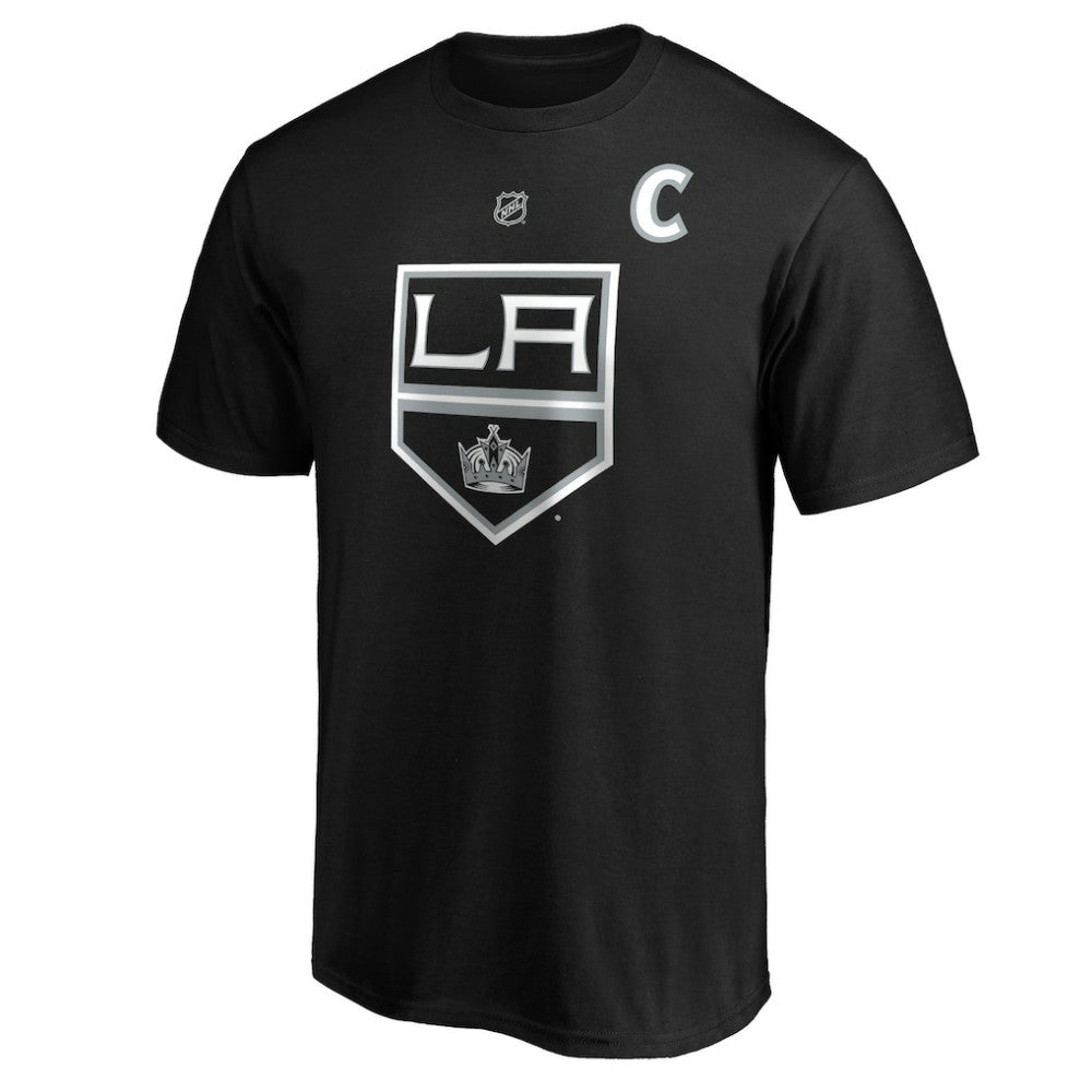 Anze Kopitar Los Angeles Kings Fanatics Authentic Stack Player Name & Number T-Shirt Outlet