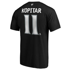 Anze Kopitar Los Angeles Kings Fanatics Authentic Stack Player Name & Number T-Shirt Outlet