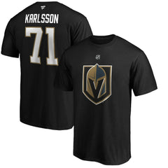 William Karlsson Vegas Golden Knights Fanatics Authentic Stack Player Name & Number T-Shirt On Sale