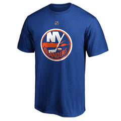Mathew Barzal New York Islanders Fanatics Authentic Stack Player Name & Number T-Shirt Sale