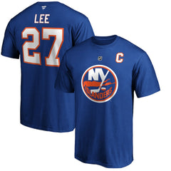 Anders Lee New York Islanders Fanatics Authentic Stack Player Name & Number T-Shirt For Sale