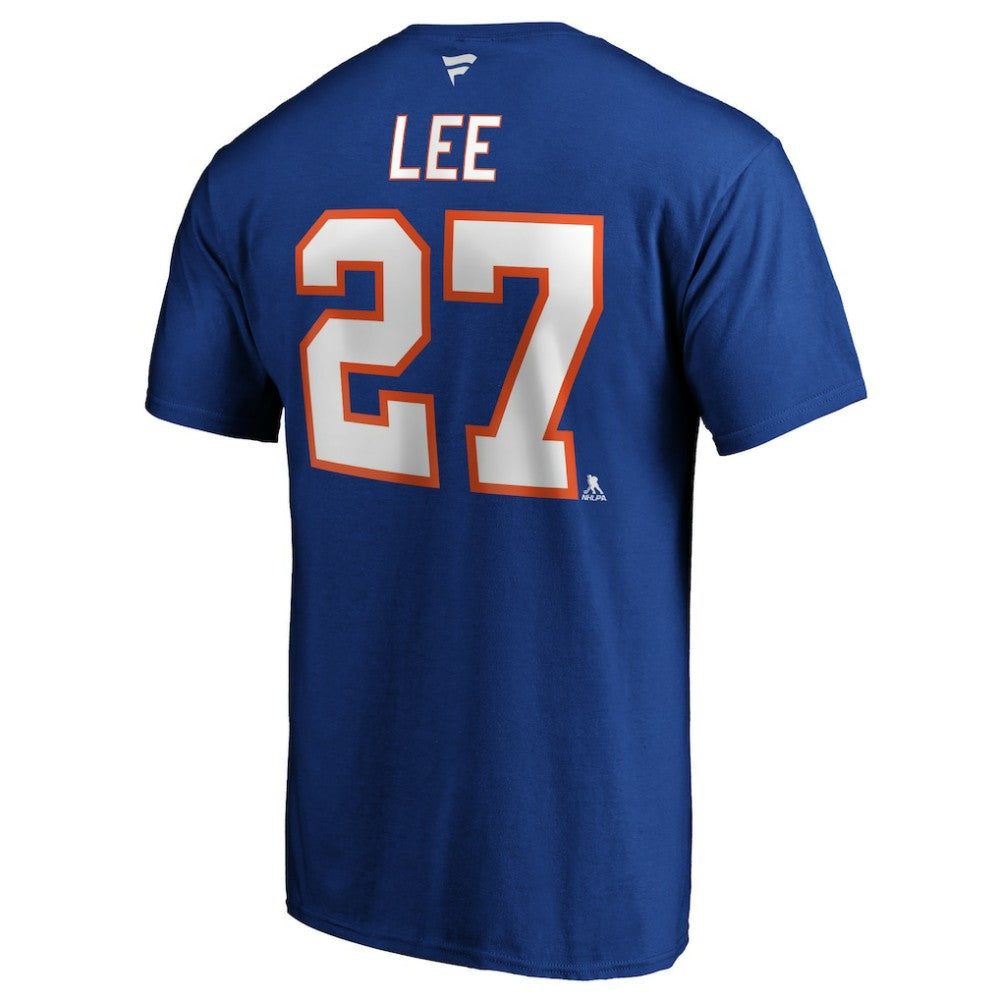 Anders Lee New York Islanders Fanatics Authentic Stack Player Name & Number T-Shirt For Sale