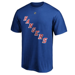 Mika Zibanejad New York Rangers Fanatics Authentic Stack Player Name & Number T-Shirt Discount