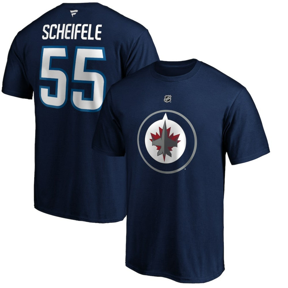 Mark Scheifele Winnipeg Jets Fanatics Authentic Stack Name & Number Team T-Shirt Outlet