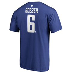 Brock Boeser Vancouver Canucks Fanatics Authentic Stack Player Name & Number T-Shirt Outlet