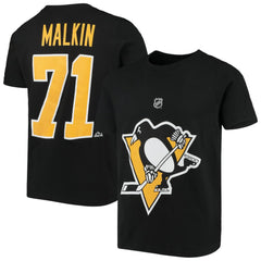 Evgeni Malkin Pittsburgh Penguins Youth Player Name & Number T-Shirt Outlet