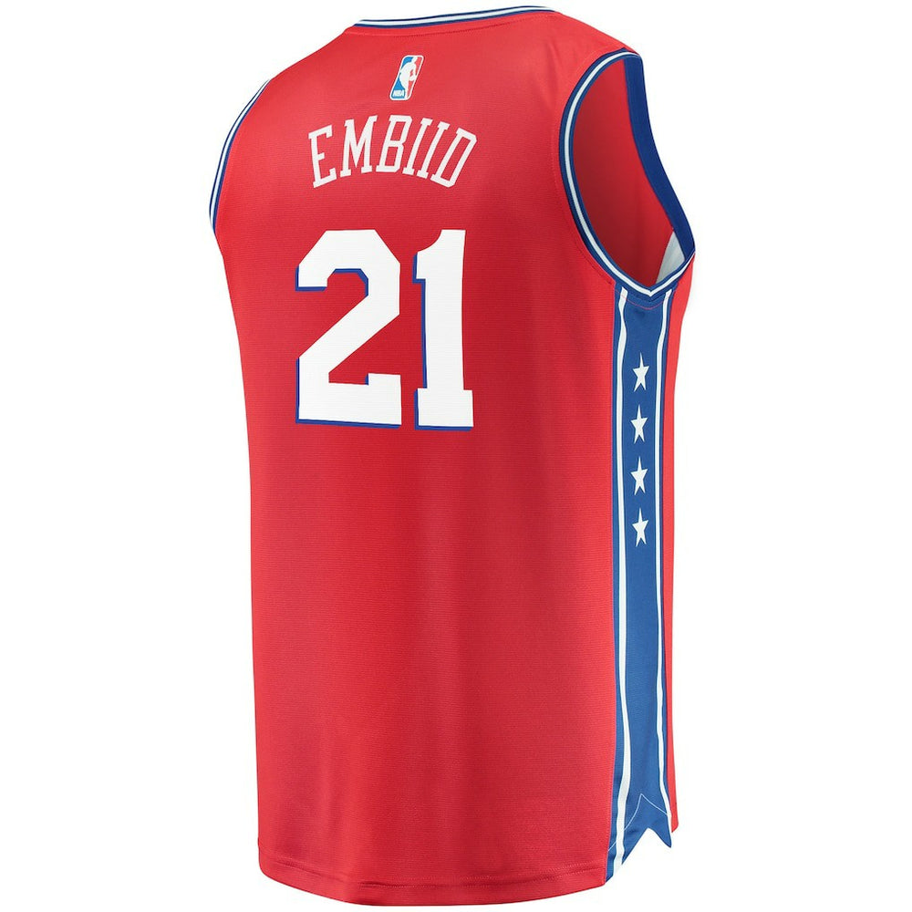 Joel Embiid Philadelphia 76ers Youth 2019/20 Fast Break Replica Player Team Jersey Discount