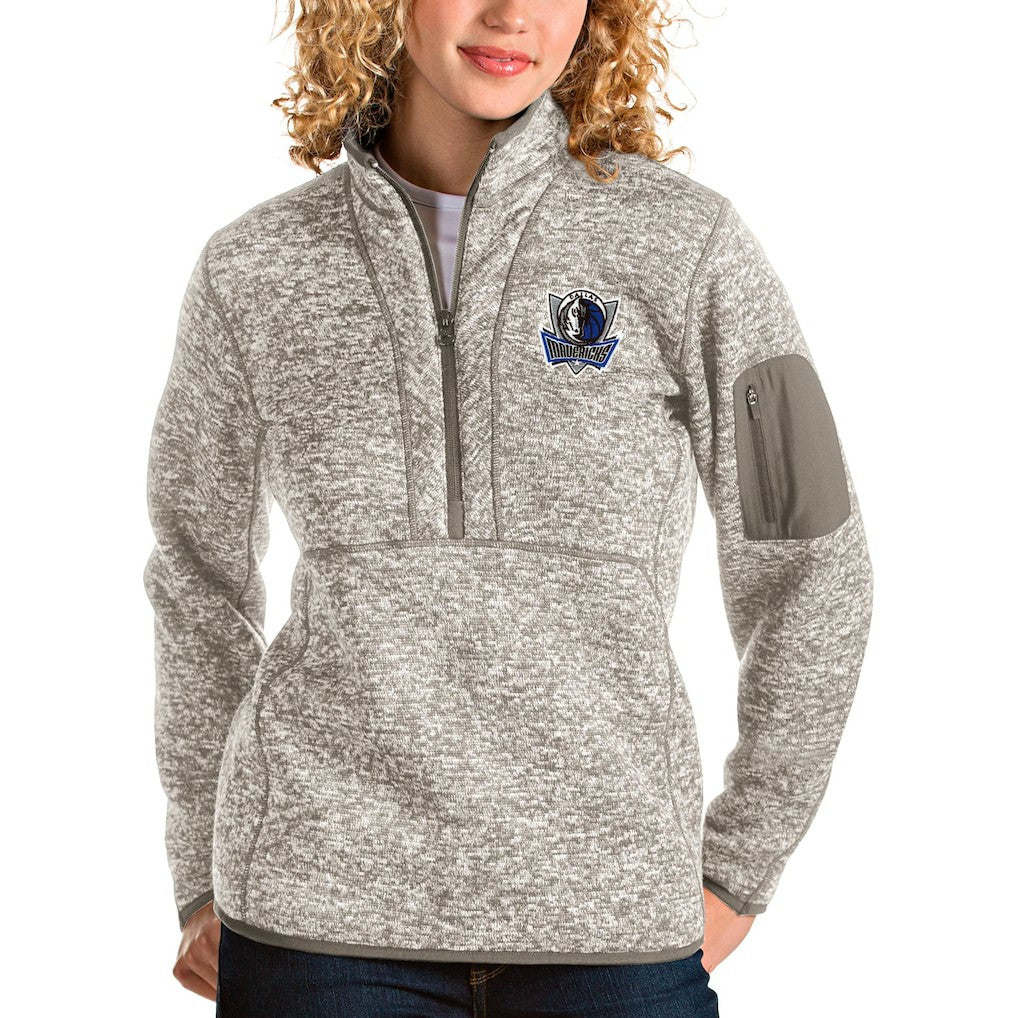 Dallas Mavericks Antigua Women's Fortune Quarter-Zip Pullover Jacket sale Online