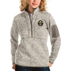 Denver Nuggets Antigua Women's Fortune Quarter-Zip Pullover Jacket sale Online