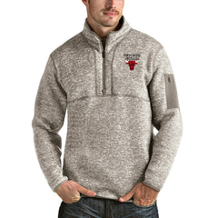 Chicago Bulls Antigua Fortune Quarter-Zip Pullover Jacket Outlet