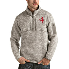 Houston Rockets Antigua Fortune Quarter-Zip Pullover Jacket sale Online