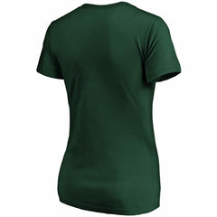Green Bay Packers Fanatics Women's Primary Logo V-Neck T-Shirt