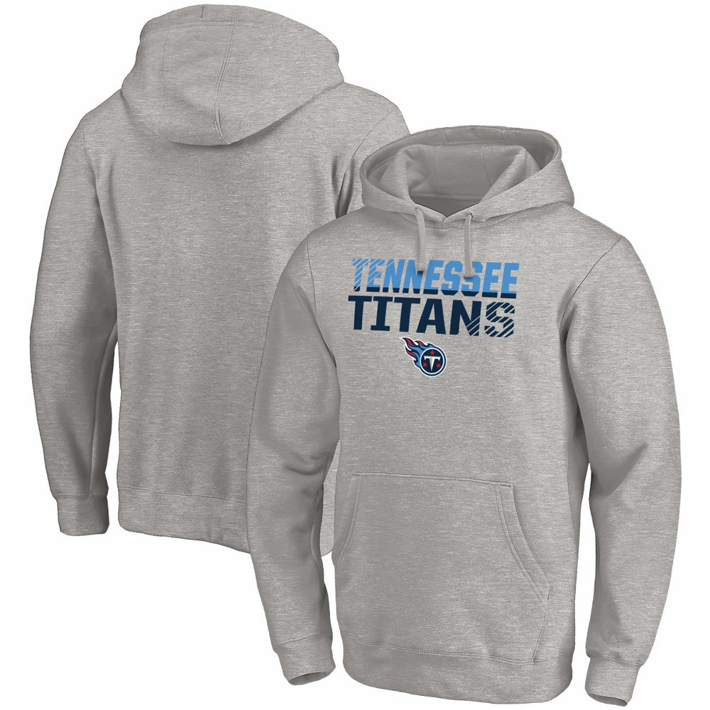 Tennessee Titans Fanatics Fade Out Fitted Pullover Hoodie