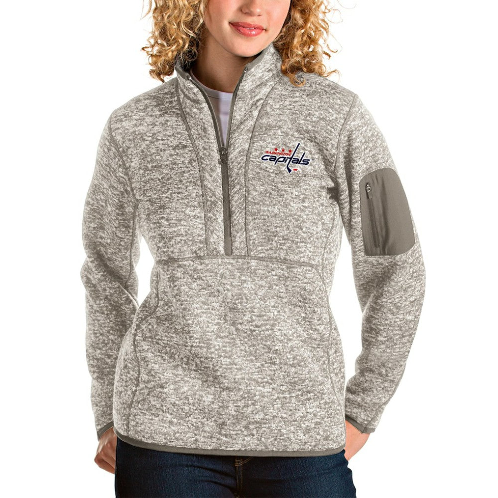 Washington Capitals Antigua Women's Fortune Half-Zip Sweatshirt Outlet
