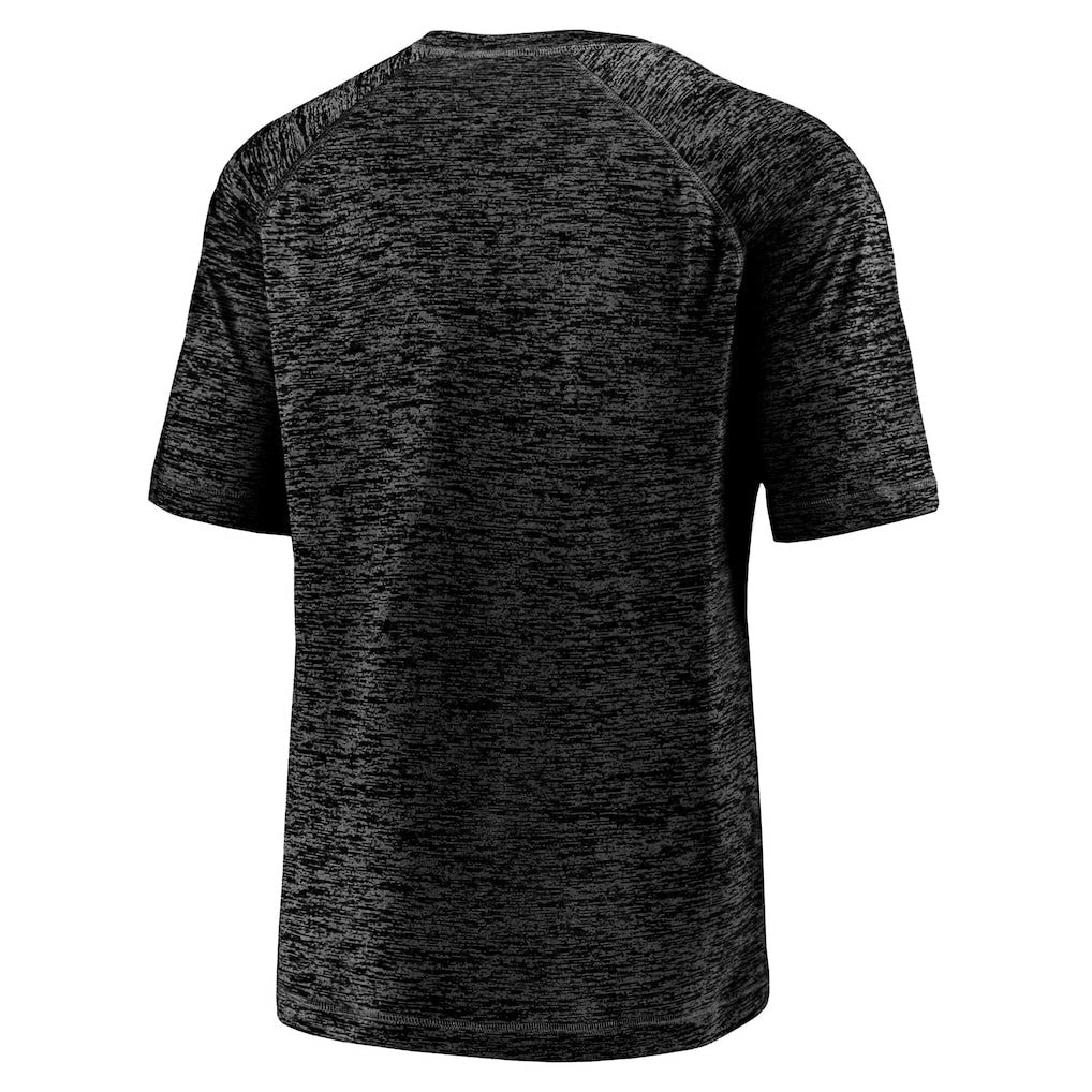 Carolina Panthers Fanatics Nickname Wordmark Raglan Space Dye T-Shirt