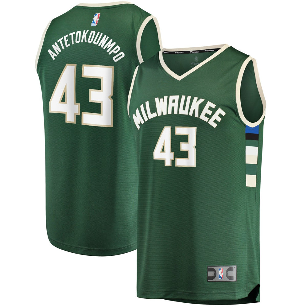Thanasis Antetokounmpo Milwaukee Bucks Fast Break Replica Player Jersey Online