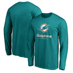 Miami Dolphins Fanatics Team Lockup Long Sleeve T-Shirt