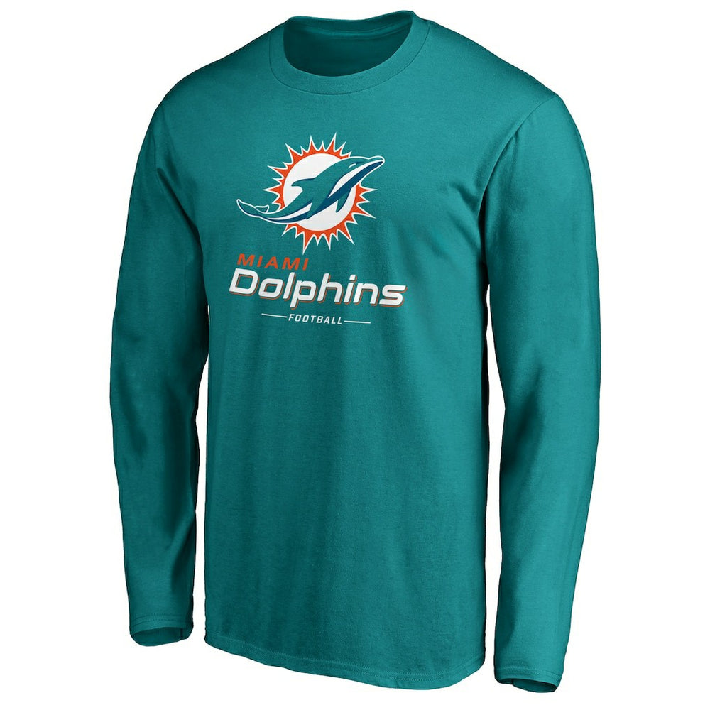 Miami Dolphins Fanatics Team Lockup Long Sleeve T-Shirt