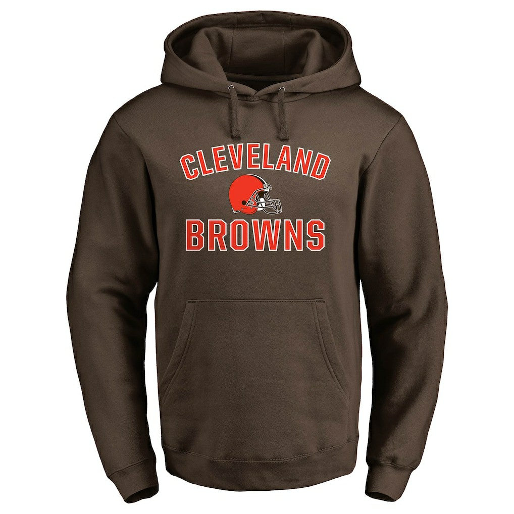 Cleveland Browns Fanatics Victory Arch Team Fitted Pullover Hoodie