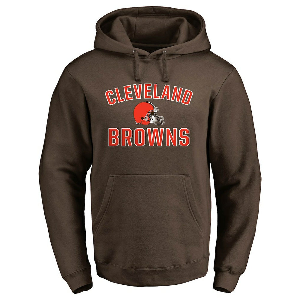 Cleveland Browns Fanatics Victory Arch Team Fitted Pullover Hoodie