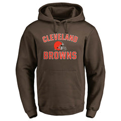 Cleveland Browns Fanatics Victory Arch Team Fitted Pullover Hoodie