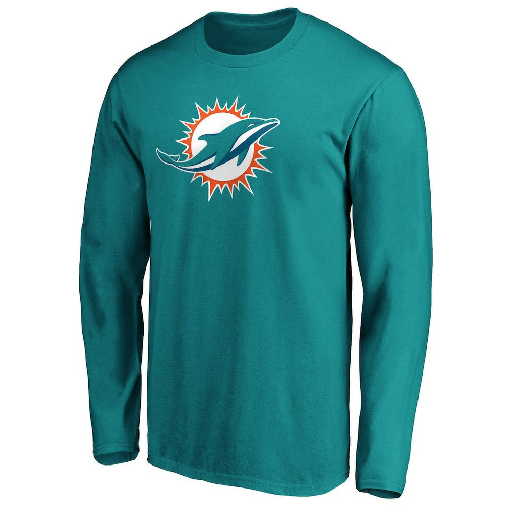 Miami Dolphins Fanatics Primary Logo Long Sleeve T-Shirt