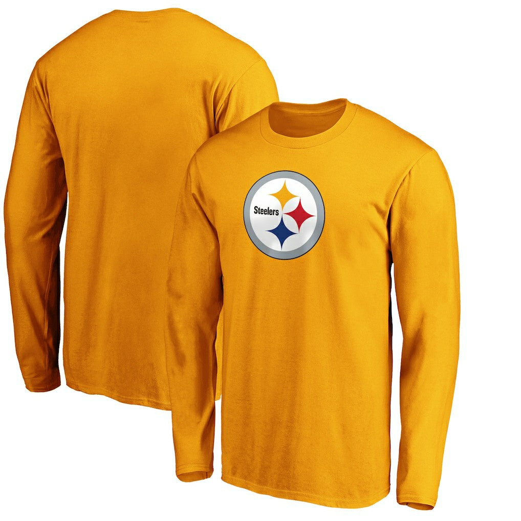 Pittsburgh Steelers Fanatics Primary Logo Long Sleeve T-Shirt