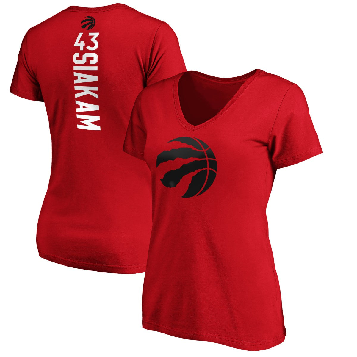 Pascal Siakam Toronto Raptors Women's Playmaker Name & Number T-Shirt On Sale