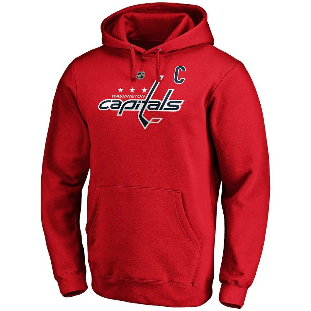 Alexander Ovechkin Washington Capitals Fanatics Authentic Stack Player Name & Number Fitted Pullover Hoodie Sale