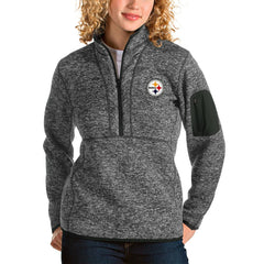 Pittsburgh Steelers  Antigua Women's Fortune Half-Zip Pullover Jacket