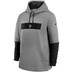 New Orleans Saints Nike Sideline Playbook Performance Pullover Hoodie