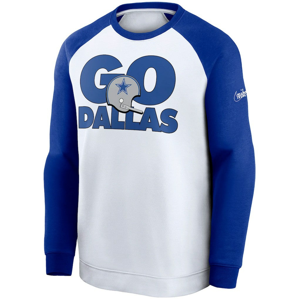 Dallas Cowboys Nike Fan Gear Throwback Go Helmet Sweatshirt