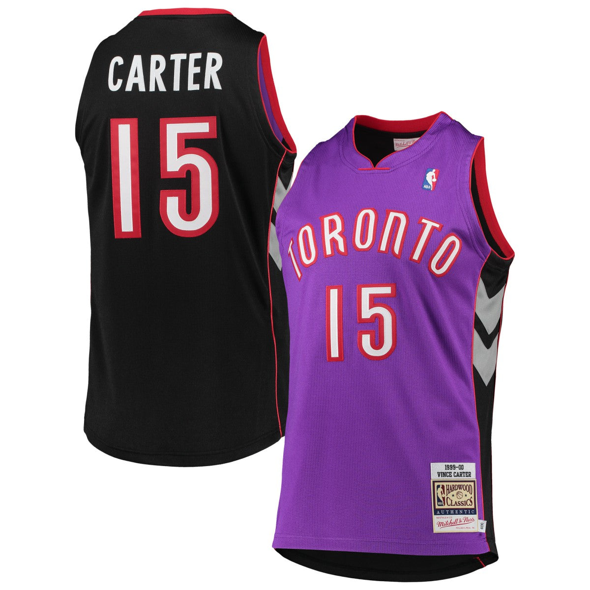 Vince Carter Toronto Raptors 1999/2000 Hardwood Classics Authentic Jersey For Sale