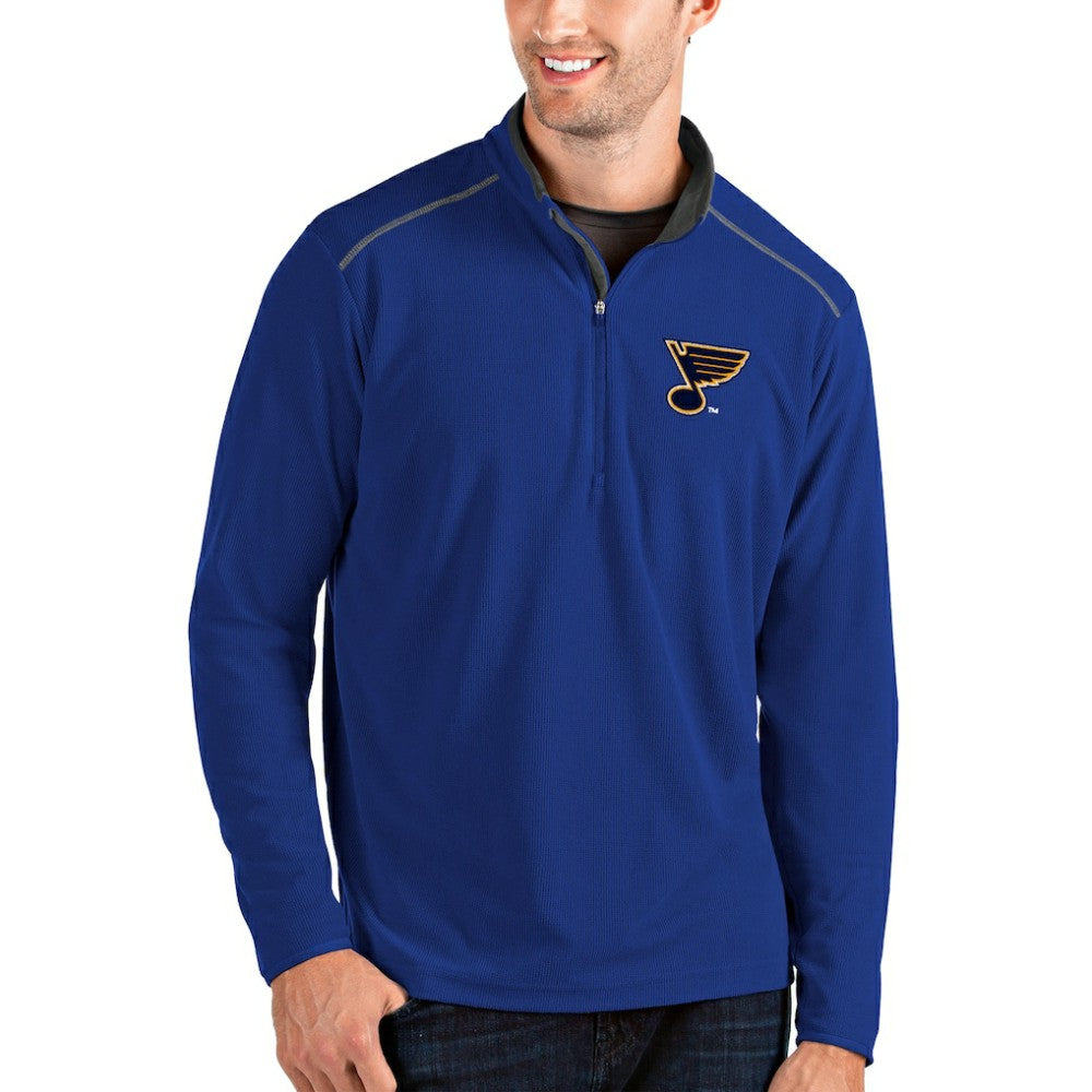 St. Louis Blues Antigua Glacier Quarter-Zip Pullover Jacket Outlet