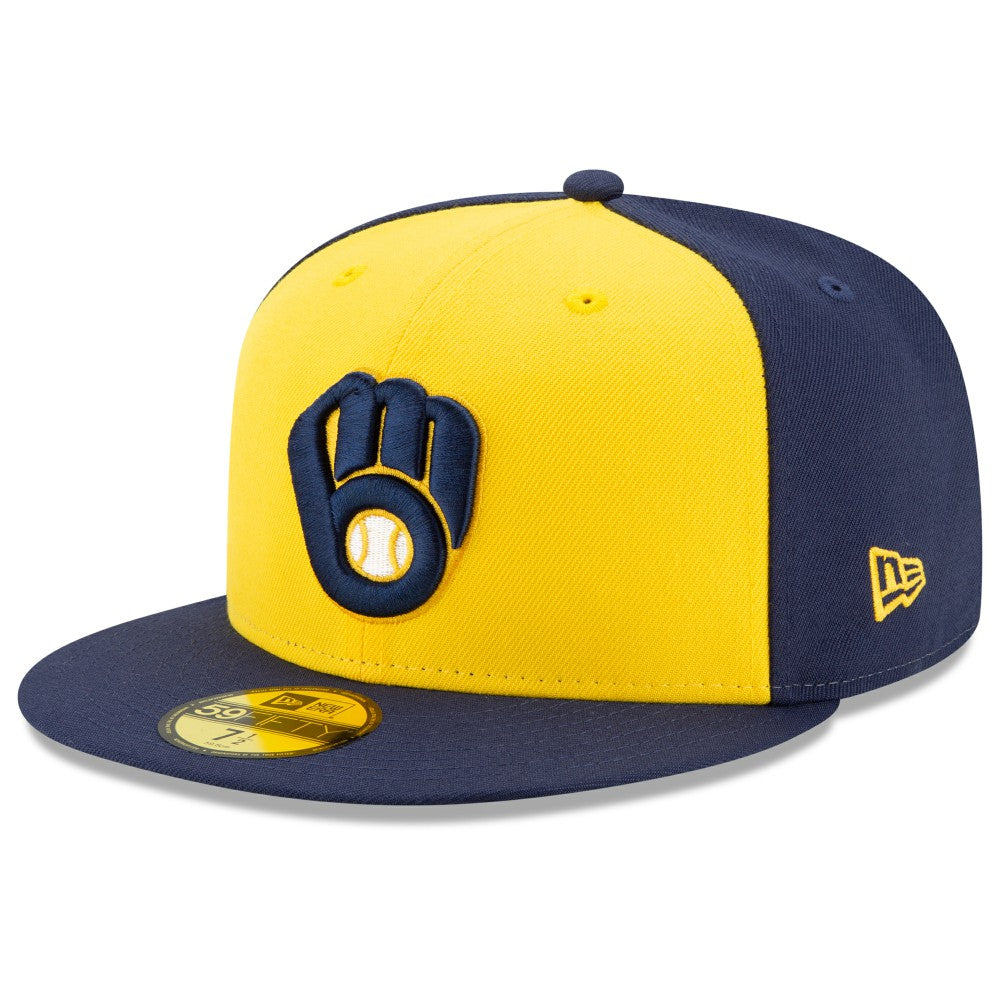 Milwaukee Brewers New Era Alternate Authentic Collection On-Field 59FIFTY Fitted Hat | MLB US
