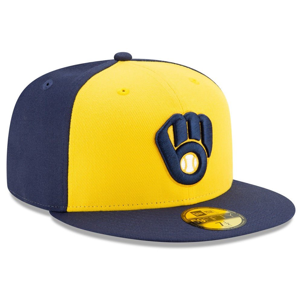 Milwaukee Brewers New Era Alternate Authentic Collection On-Field 59FIFTY Fitted Hat | MLB US