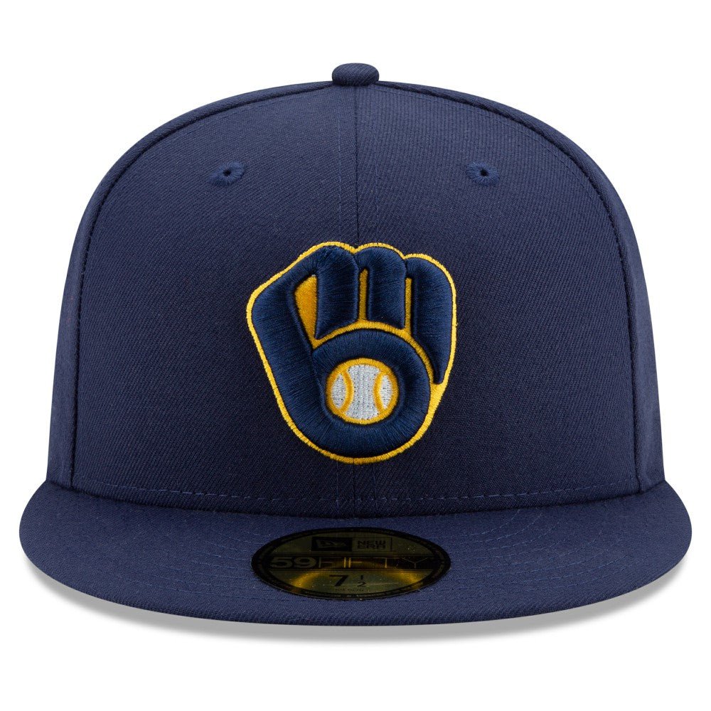 Milwaukee Brewers New Era Home Authentic Collection On-Field 59FIFTY Fitted Hat | MLB New