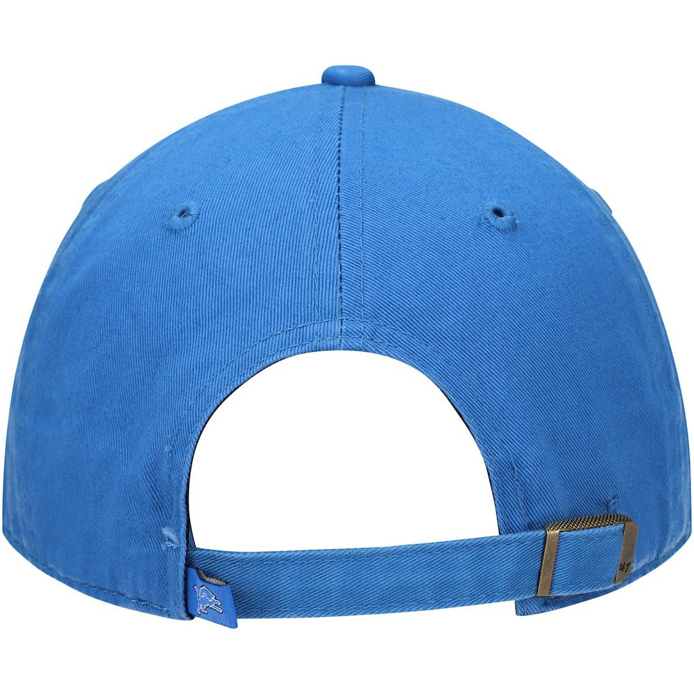 Detroit Lions 47 brand '47 Primary Clean Up Adjustable Hat