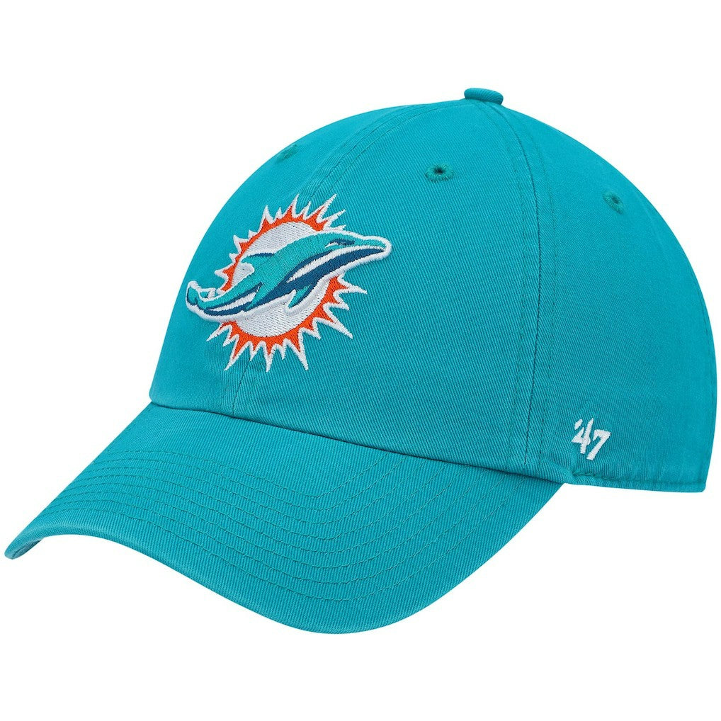 Miami Dolphins 47 brand '47 Primary Clean Up Adjustable Hat