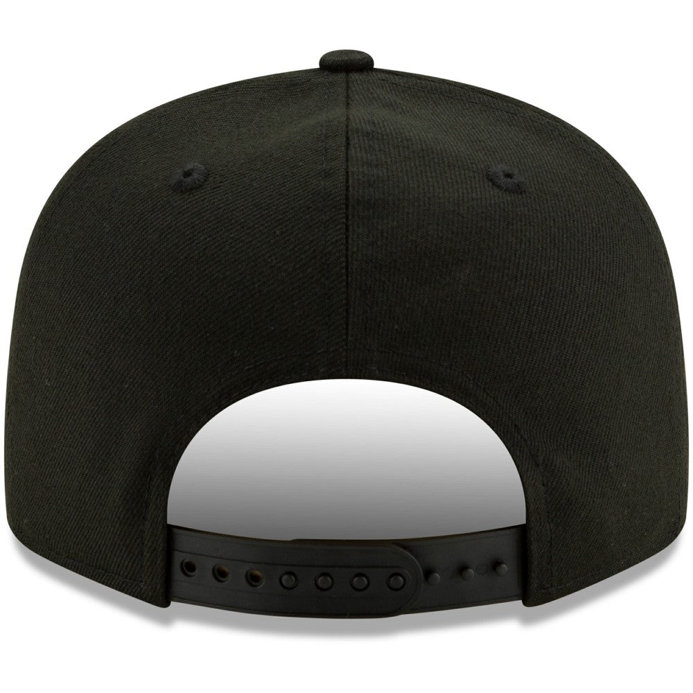 Milwaukee Brewers New Era Black on Black 9FIFTY Snapback Adjustable Hat | MLB Outlet