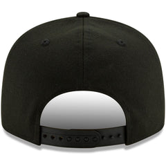 Milwaukee Brewers New Era Black on Black 9FIFTY Snapback Adjustable Hat | MLB Outlet