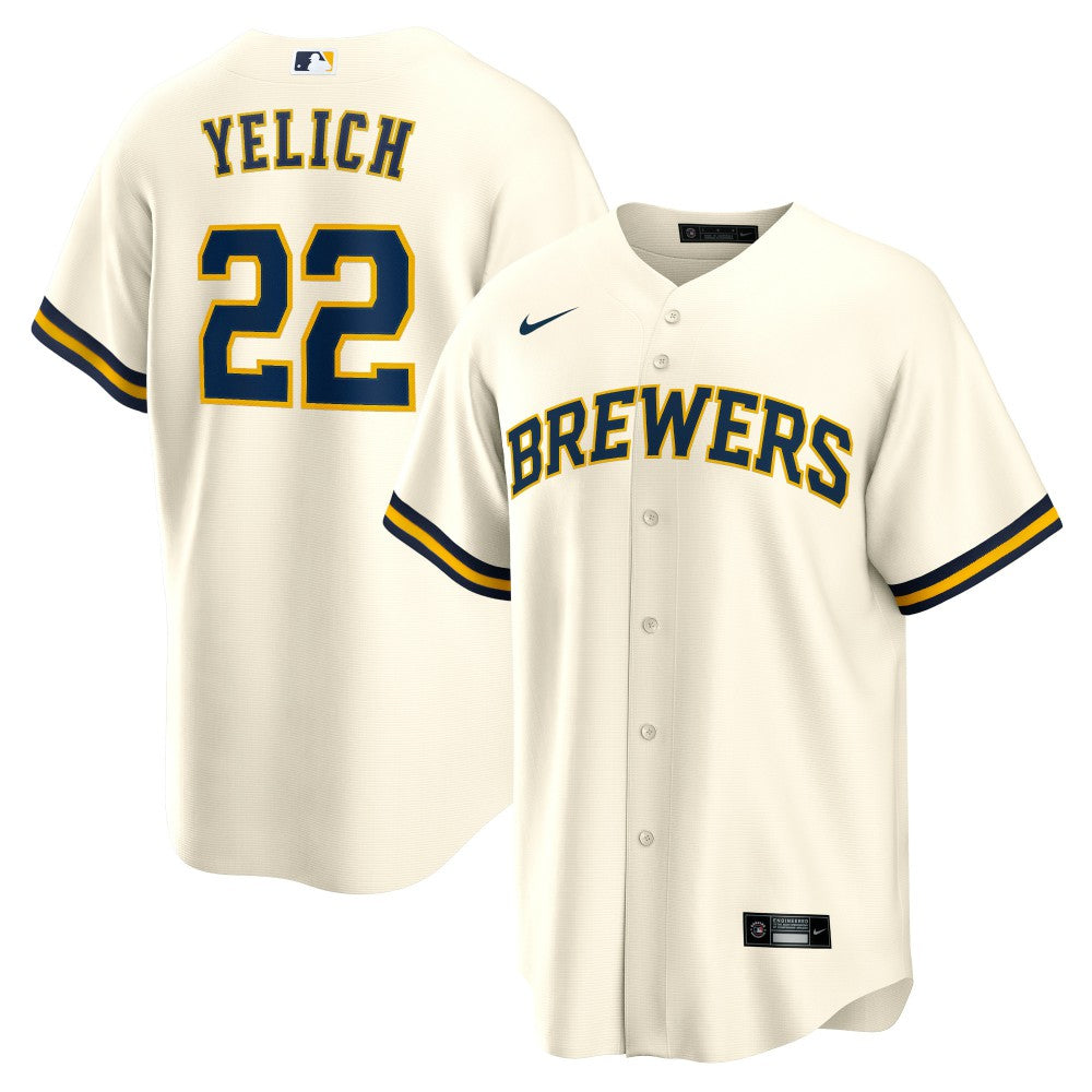 Christian Yelich Milwaukee Brewers Nike Home Replica Player Jersey | MLB Sale