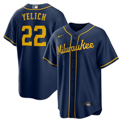 Christian Yelich Milwaukee Brewers Nike Alternate 2 Replica Jersey | MLB Sale