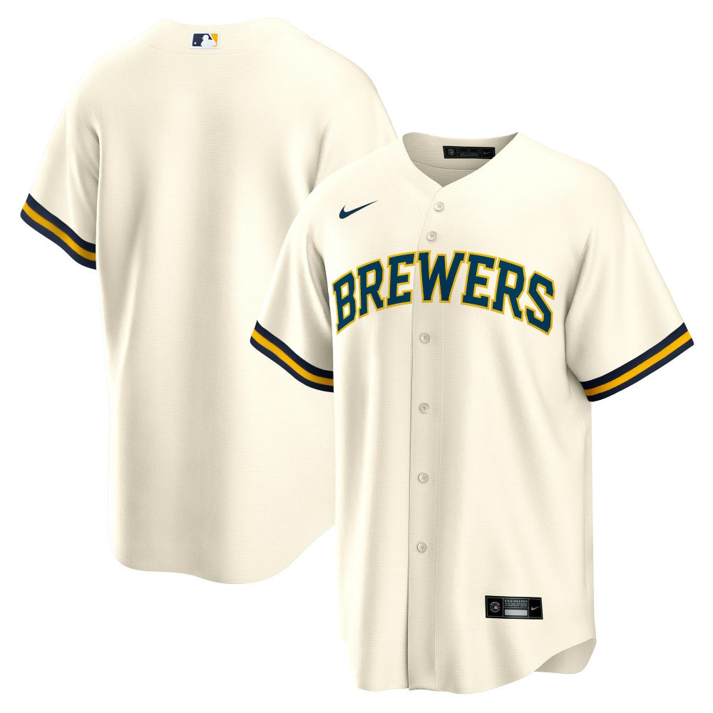 Milwaukee Brewers Nike Home Replica Team Jersey | MLB On Sale