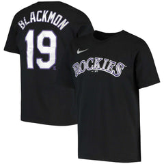 Charlie Blackmon Colorado Rockies Nike Youth Name & Number T-Shirt | MLB Outlet